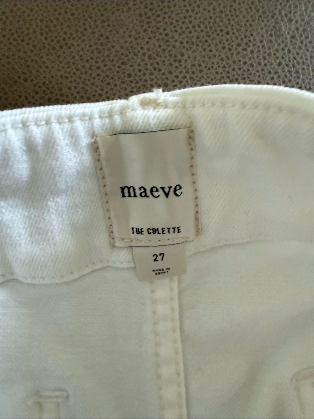 Maeve White Wide-Leg Jeans - Picture 3 of 3